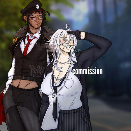 My oc Raegan featuring: anonymous (commission)