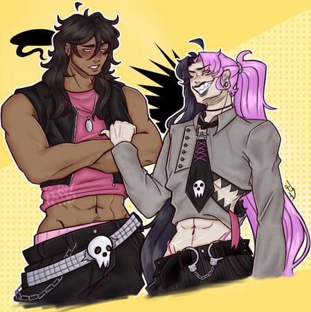 My oc Grey featuring anonymous friend